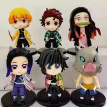 Demon Slayer anime figures set(6pcs a set)(OPP bag...