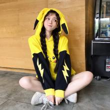 Pokemon Pikachu anime thick hoodies cloth