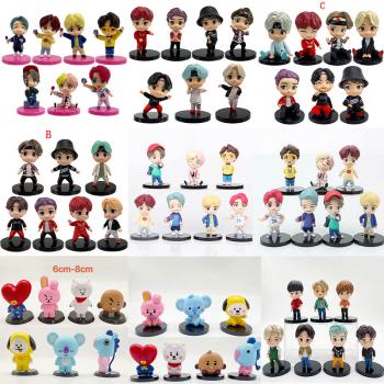 BTS star figures set (7pcs a set)80MM