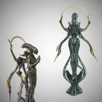 Alien Xenomorph Buddhism figure