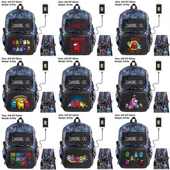 Among Us game nylon backpack bag