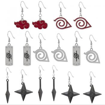 Naruto anime earrings a pair(OPP bag)