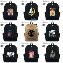 Sailor Moon anime canvas backpack bag