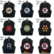 Dragon Ball anime canvas backpack bag