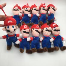 7.5inches Super Mario plush dolls set(10pcs a set)