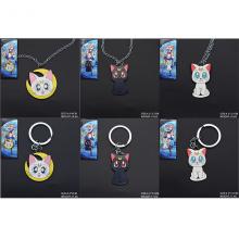 Sailor Moon anime necklace key chain