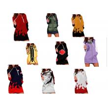 Naruto anime cosplay hoddie dress