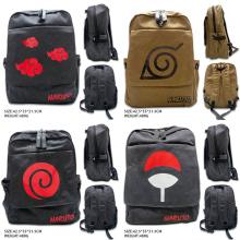 Naruto anime canvas backpack bag