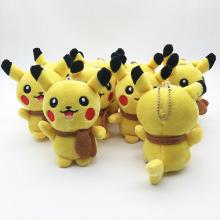 5inches Pokemon Pikachu plush dolls set(10pcs a se...