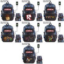ROBLOX game nylon backpack bag