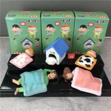 Crayon Shin-chan sleep anime figures set(5pcs a set)