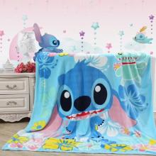 Stitch KT Mickey Pooh Doraemon anime flannel blank...