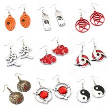 Naruto anime earrings a pair(OPP bag)
