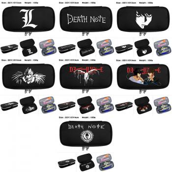 Death Note anime canvas pen case pencil bag