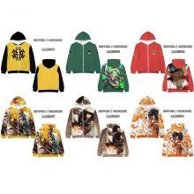 One Piece anime long sleeve hoodie sweater cloth