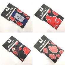 Naruto anime silicone wallet