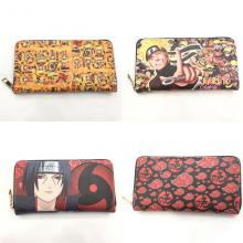 Naruto anime long wallet