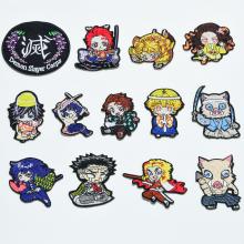 Demon Slayer anime cloth patches stickers