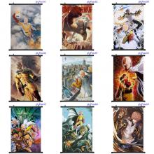 One Punch Man anime wall scroll