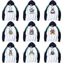 Totoro anime cotton thin sweatshirt hoodies clothes