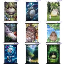 Totoro anime wall scroll