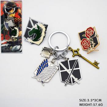 Attack on Titan anime key chain