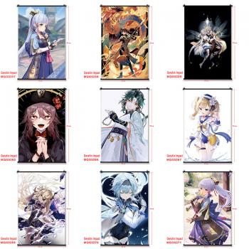 Genshin Impact game wall scroll wallscroll(60*90CM)