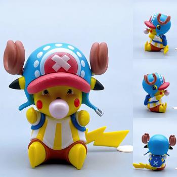 One piece Chopper Pikachu anime figure