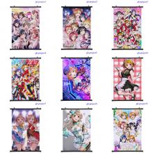 Love Live anime wall scroll 60*90CM