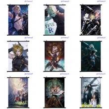 Final Fantasy anime wall scroll 60*90CM