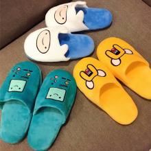 Adventure Time Jake anime plush slippers