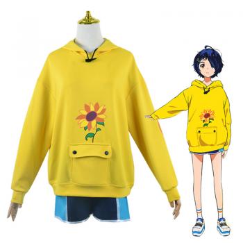 WONDER EGG PRIORITY cosplay hoodie+pants a set