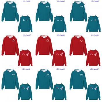 Squid game hoodies sweatshirts cloth