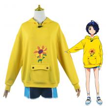 WONDER EGG PRIORITY cosplay hoodie+pants a set