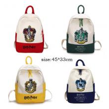 Harry Potter canvas backpack bag