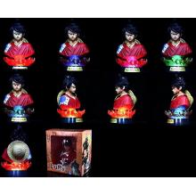 One Piece Luffy head anime figure can lighting