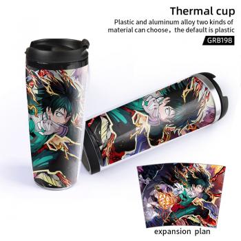 My Hero Academia anime plastic insulated mug cup