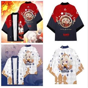 Genshin Impact game kimono cloak mantle hoodie