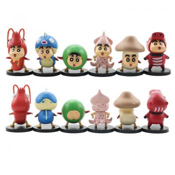 Crayon Shin-chan food anime figures set(6pcs a set)