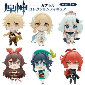 Genshin Impact game figures set(6pcs a set)(OPP bag)