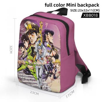 JoJo's Bizarre Adventure anime full color mini backpack bag