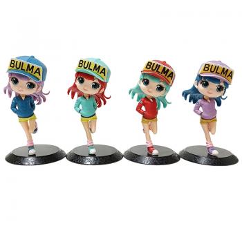 Dragon Ball Bulma anime figures set(4pcs a set)