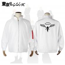 Tokyo Revengers Costumes Anime Kazutora Hanemiya Cosplay White Hoodies Coat