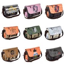 Demon Slayer One Piece Naruto anime canvas satchel shoulder bag