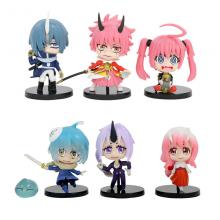 Tensei shitari slime anime figures set(6pcs a set)...