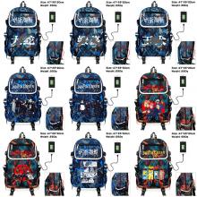 Jujutsu Kaisen anime canvas camouflage backpack ba...