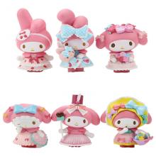 My Melody anime figures set(6pcs a set)(OPP bag)