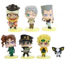 JoJo's Bizarre Adventure anime figures set(7pcs a ...