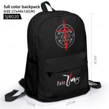 Fate zero anime full color backpack bag