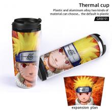 Naruto anime plastic insulated mug cup